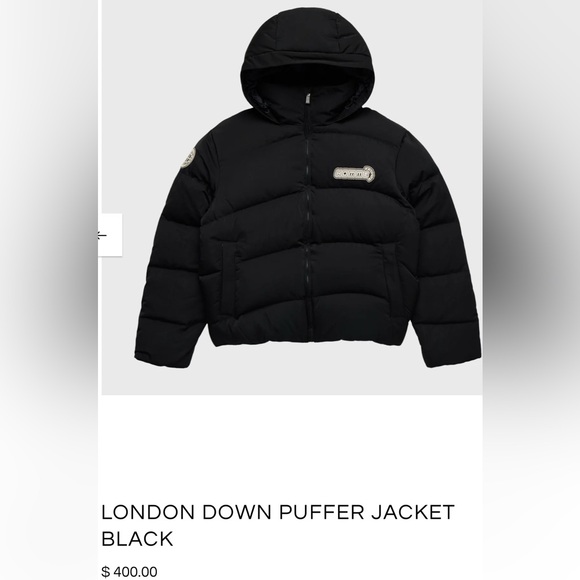NWT: HommeFemme London Down Puffer Jacket - Picture 1 of 3